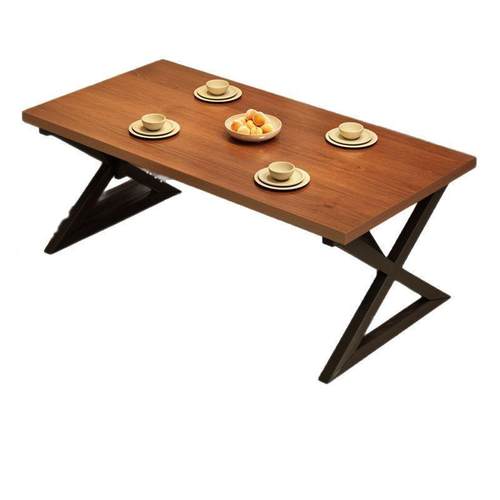 餐桌椅组合快餐店饭桌餐饮商用小吃店长条桌工业风酒吧烧烤店桌子 - 图3