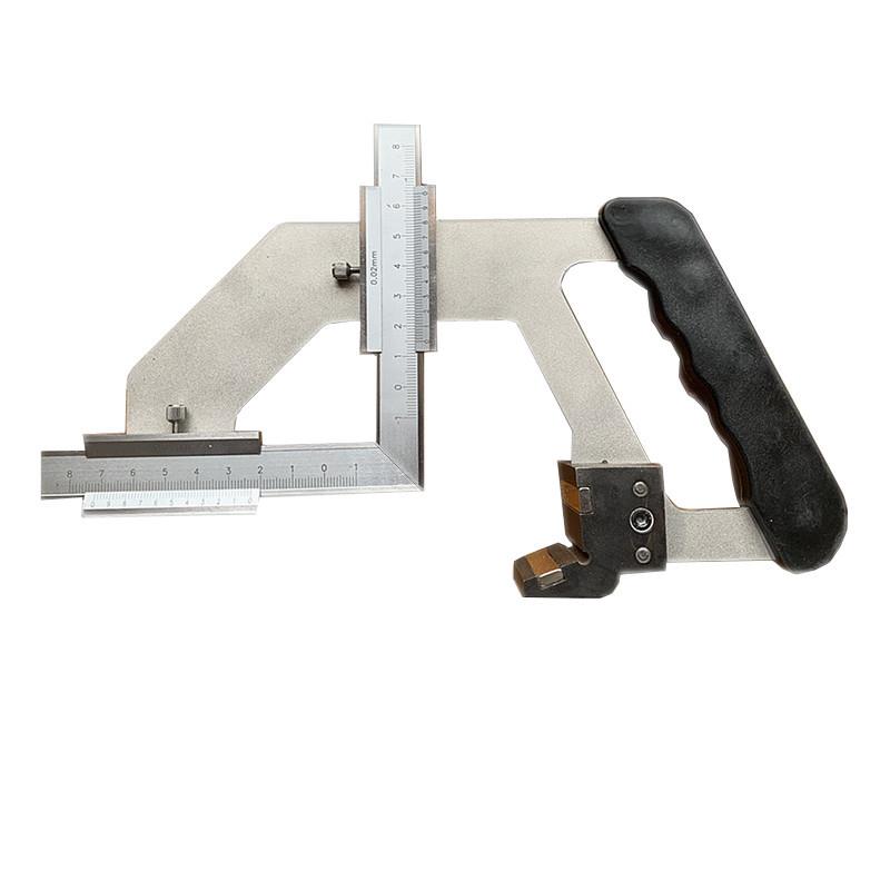 铁路钢轨磨损测量尺数显式钢轨磨耗仪50轨60轨波浪磨耗尺 - 图3