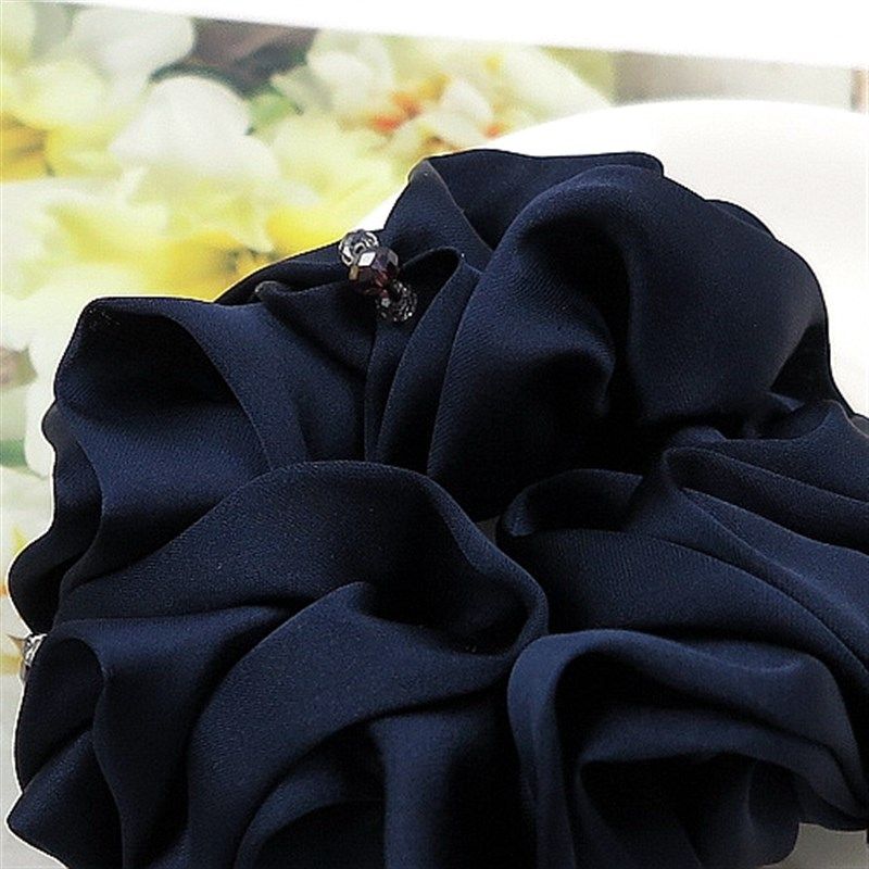 优雅仿缎面发圈韩国成人发绳水钻头绳发饰布艺粗头饰盘发大号头花,淘宝优惠券,粉丝福利购,淘宝优惠卷