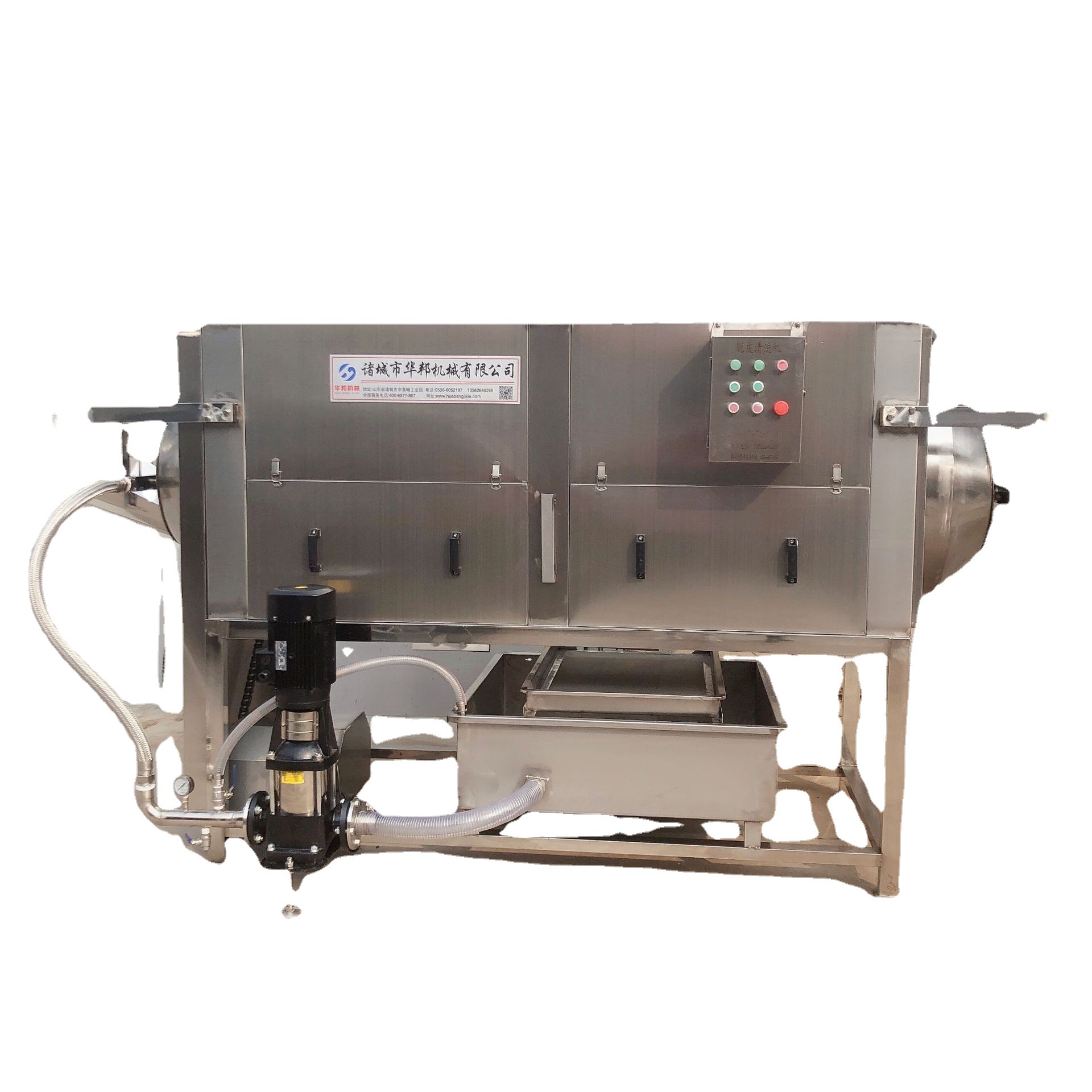 核桃仁脱皮清洗机 高压水流核桃仁去皮机 山东环麦果仁完整 - 图3