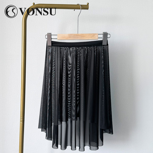 Fanshu ballet practice uniform short skirt gauze skirt
