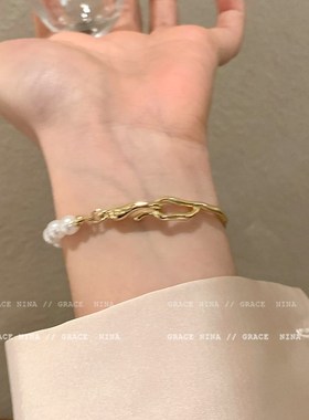 腕间风情~温柔风拼接珍珠手链女轻奢小众精致手串气质手饰高级感