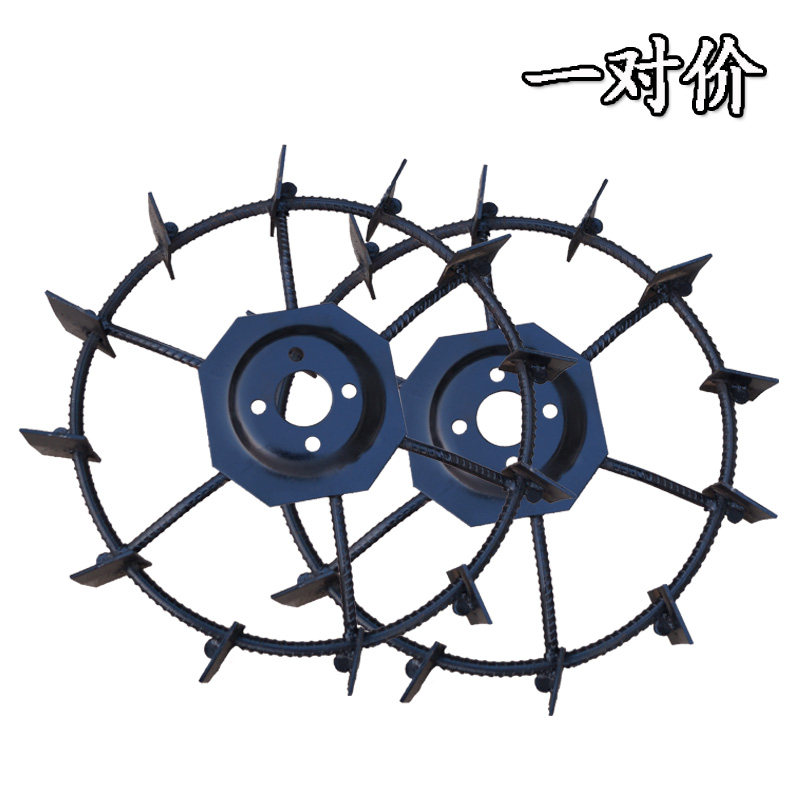 手扶拖拉机配套农机具 四孔五孔防滑轮 行走轮 铁轮 铁轱辘爬行轮,淘宝优惠券,粉丝福利购,淘宝优惠卷