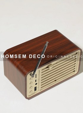 来自样板房的复古饰品收音机卧室床头柜书房客厅电视柜怀旧饰品