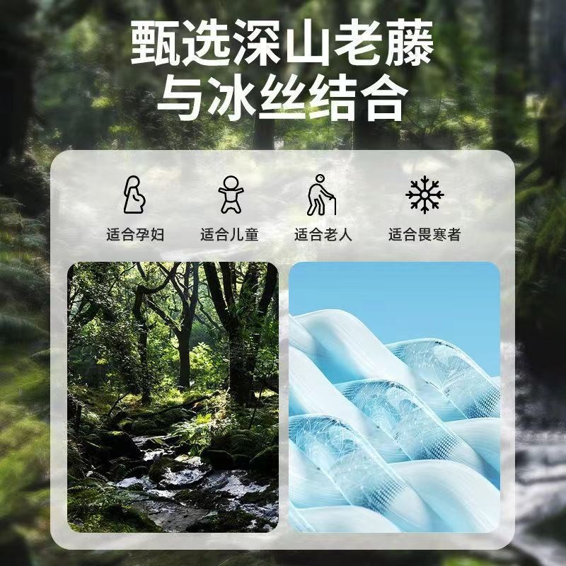 凉席地垫睡觉打地铺榻榻米床垫午睡垫家用卧室冰藤席子软垫可定制 - 图1