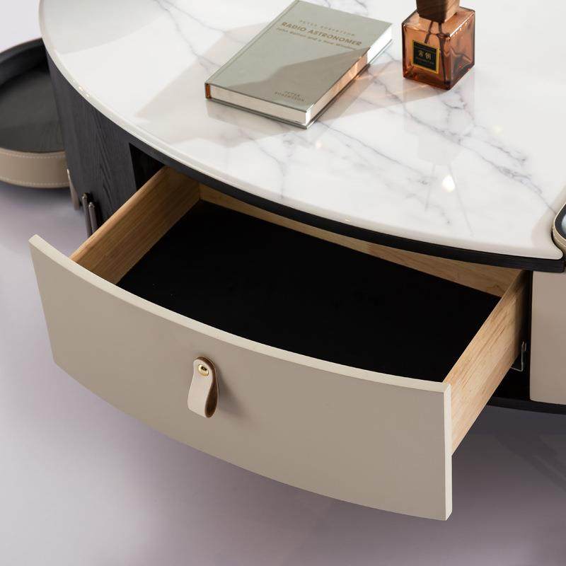 意式设计师茶几组合家用大容量客厅储物收纳柜高端别墅简约风茶几,淘宝优惠券,粉丝福利购,淘宝优惠卷