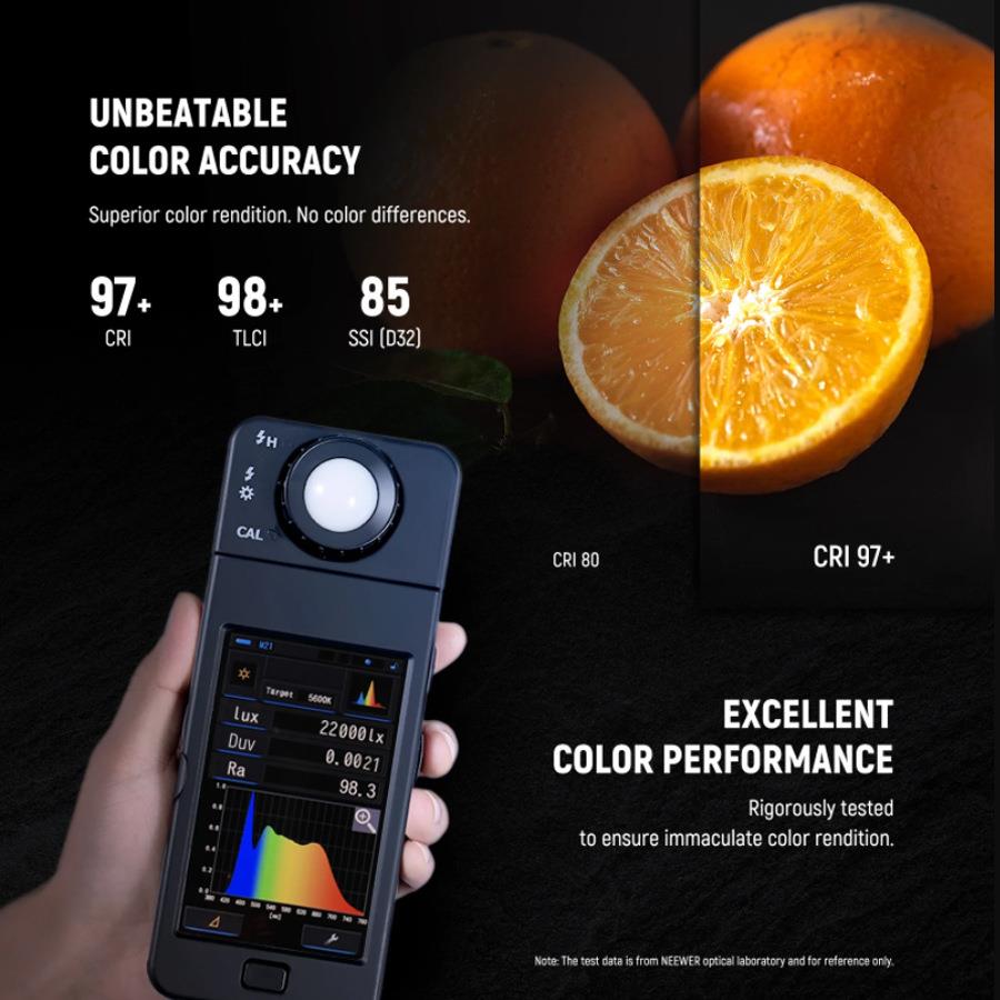 纽尔RGB1200LED摄影补光灯APP控制柔光灯直播灯微电影影室灯 - 图0