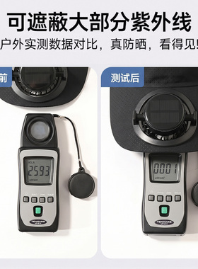 jeep吉普夏季太阳能风扇空顶帽男