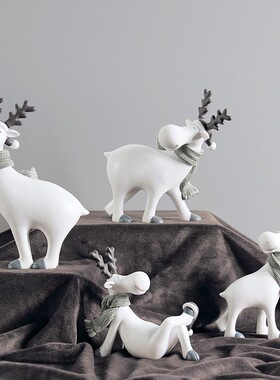 ns风轻奢系女可电竞物面生爱少女心小桌件小圣诞节摆件