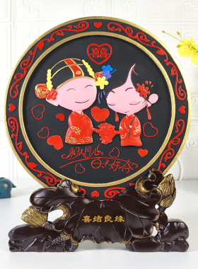 婚房摆件创意摆设送朋友新婚礼品实用个性送结婚新人的礼物