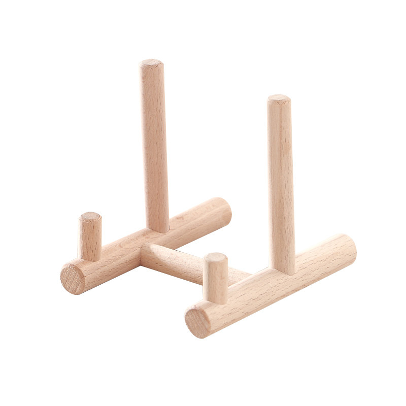 圆盘瓷盘子支架摆盘茶饼相框托架实木餐盘托盘架时钟展示架,淘宝优惠券,粉丝福利购,淘宝优惠卷