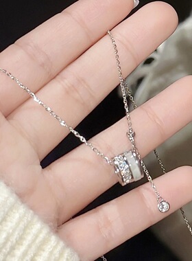 小蛮腰项链女ins轻奢高级感毛衣链925纯银小众颈链锁骨链送女友