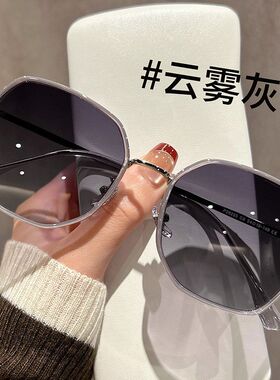 贵气中古风墨镜女2025新款防晒防紫外线太阳眼镜女复古大方框显瘦