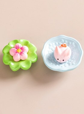 中式糕点食玩和菓子饼柿子桃花酥古典怀旧糕点盒子迷你桌面小摆件