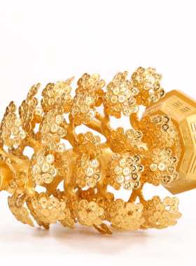 贴金摇钱树摆件招财客厅家居旺财发财树金钱树开业礼品