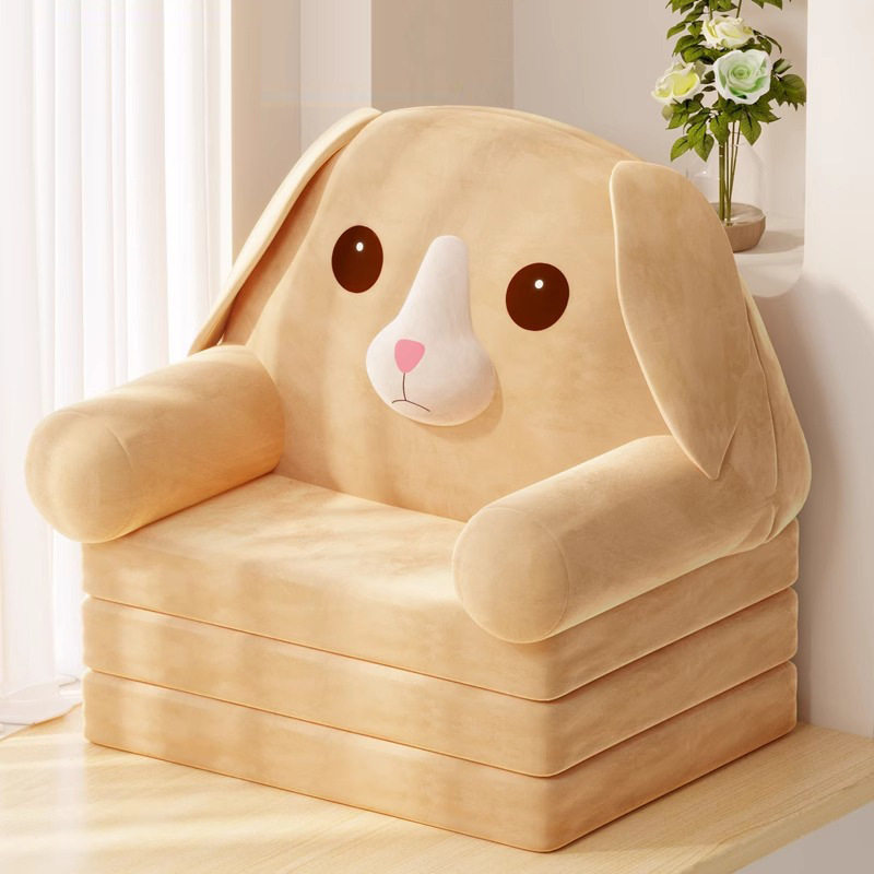 Lazy sofa that can lie down and sit on the bed with backrest chair, internet celebrity folding bay window, sitting back, one-piece cushion tatami leisure chair