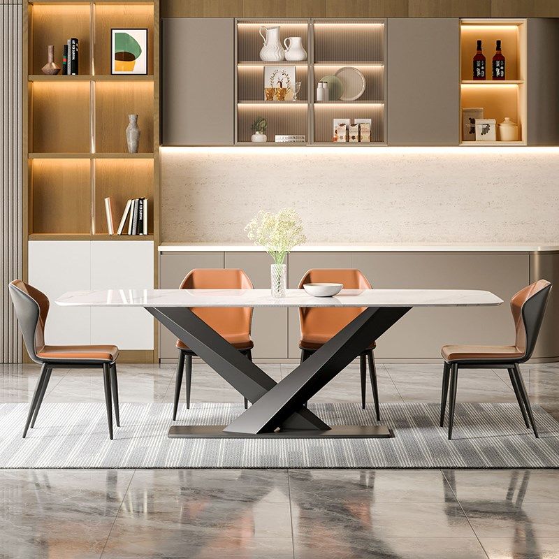 餐桌风格现简约餐台椅组合小户型岩板饭桌套装,淘宝优惠券,粉丝福利购,淘宝优惠卷