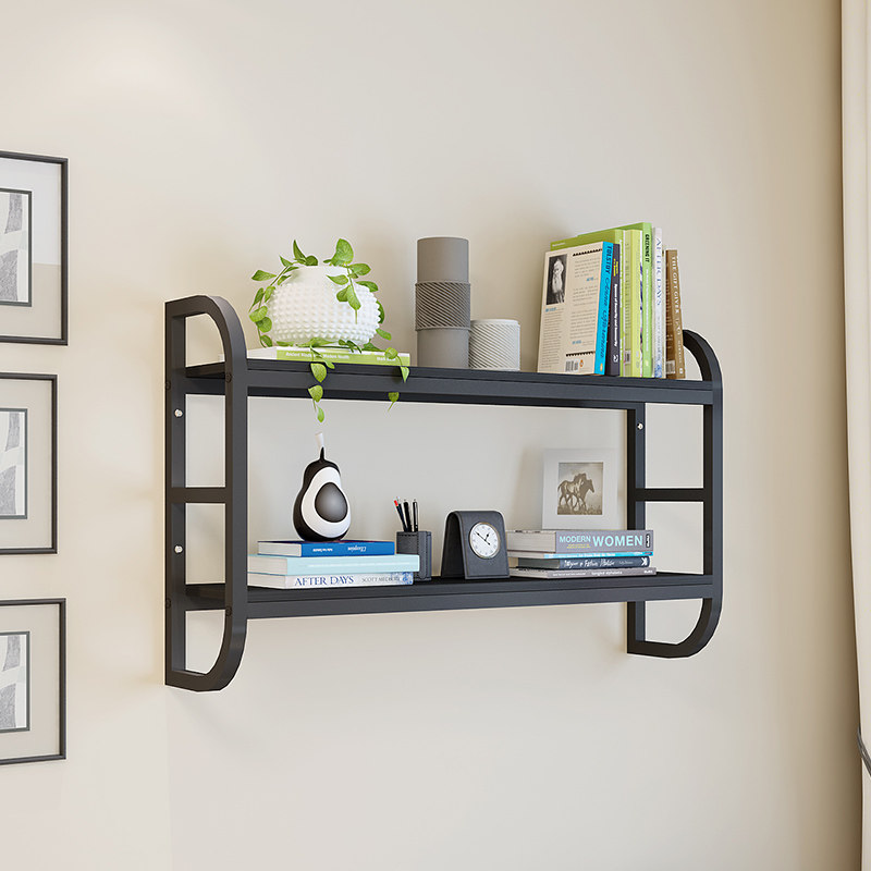 墙上书架铁艺壁挂墙面花架家用餐厅装饰隔板酒架儿童收纳柜,淘宝优惠券,粉丝福利购,淘宝优惠卷