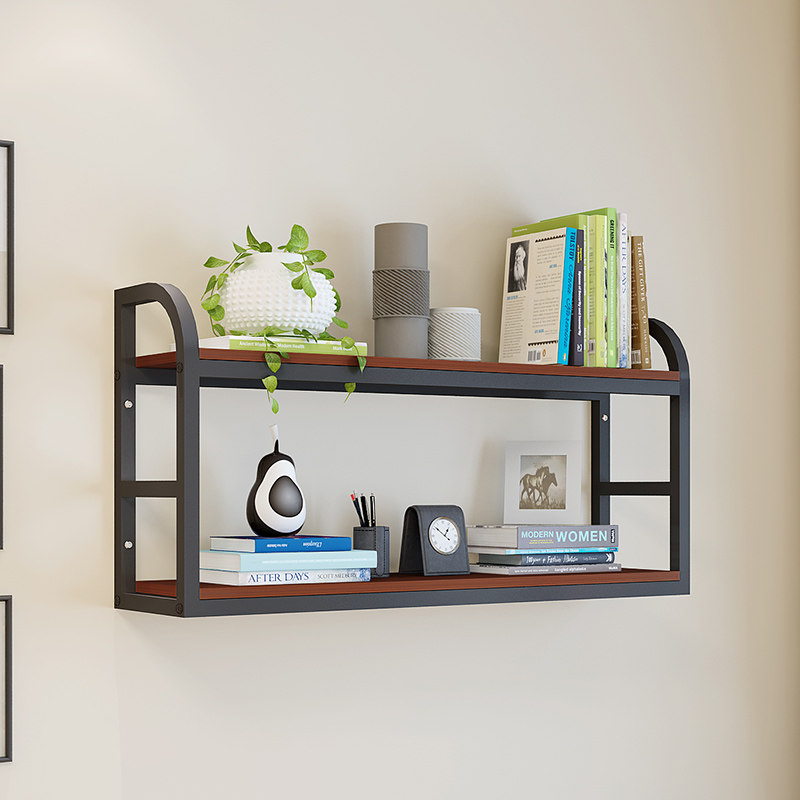 墙上书架铁艺壁挂墙面花架家用餐厅装饰隔板酒架儿童收纳柜,淘宝优惠券,粉丝福利购,淘宝优惠卷