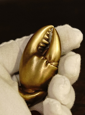 手上有钱螃蟹钳手把件挂饰招财小摆件创意礼物送朋友