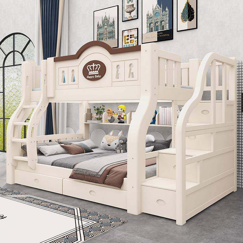 喜挚实木上下床成人两层床高低床子母床上下铺床儿童双层床母子床,淘宝优惠券,粉丝福利购,淘宝优惠卷