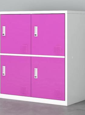 永信洛都学生书包柜家用格子柜幼儿学园柜子带锁彩色柜存包柜