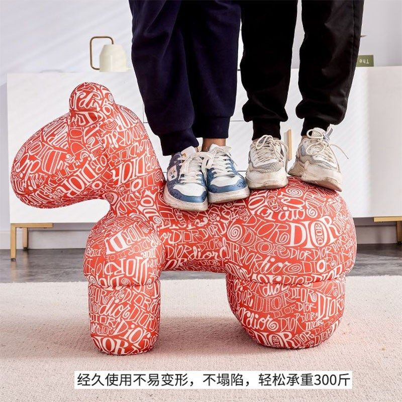 网红客厅小马椅子儿童座椅创意动物坐凳造型装饰摆件落地乔迁礼物,淘宝优惠券,粉丝福利购,淘宝优惠卷