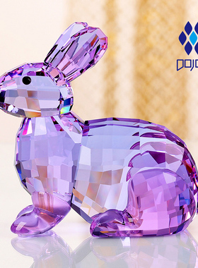 小兔子摆件十二生肖饰品可爱桌面摆件圣诞节平安夜稀罕礼物女