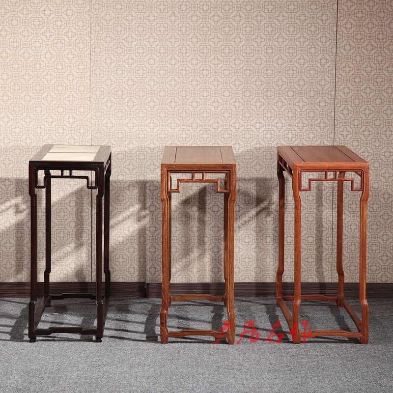 红木家具条案实木花几玄关中式刺猬紫檀花架供桌酸枝 - 图0