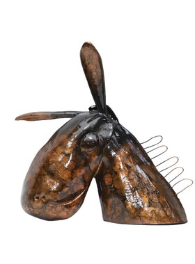 现代意式猎豹毛驴猩猩梦旅人灵缇金属摆件样板房客厅茶几桌面艺术