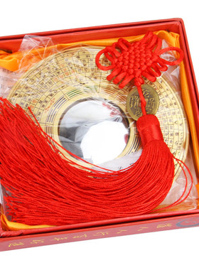 八卦凸镜挂件九宫罗经镜子