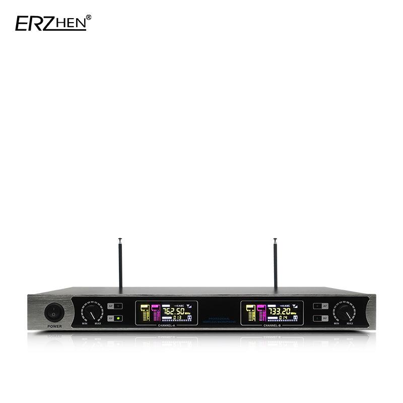 Professional wireless microphone one to two lavalier conference handheld stage performance home audio KTV microphone V210