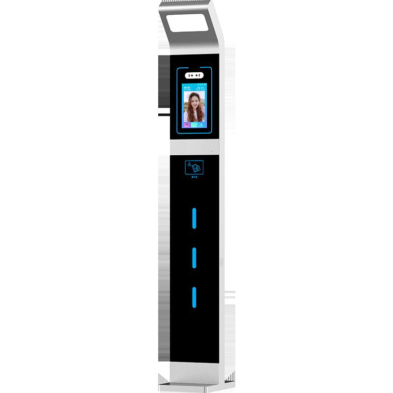 Community gate machine face recognition attendance machine system visitor reservation access control swing gate visual intercom advertising screen