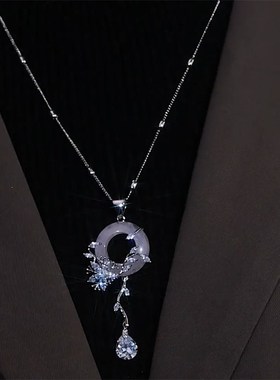 一帘幽梦流苏长款复古毛衣链简约气质百搭项链女时尚轻奢秋冬配饰