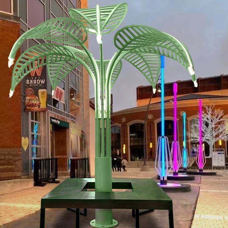 户外发光椰子树景观灯网红仿真棕榈商场景区街道公园休憩区装饰灯,淘宝优惠券,粉丝福利购,淘宝优惠卷