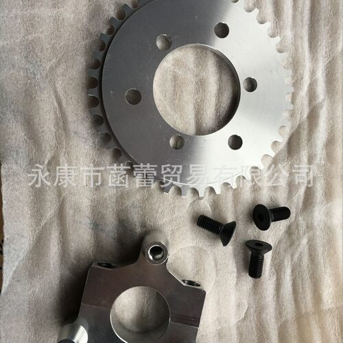 50/80CC自行车汽油动力CNC改装链轮组合改装配件CNC精加工 - 图2