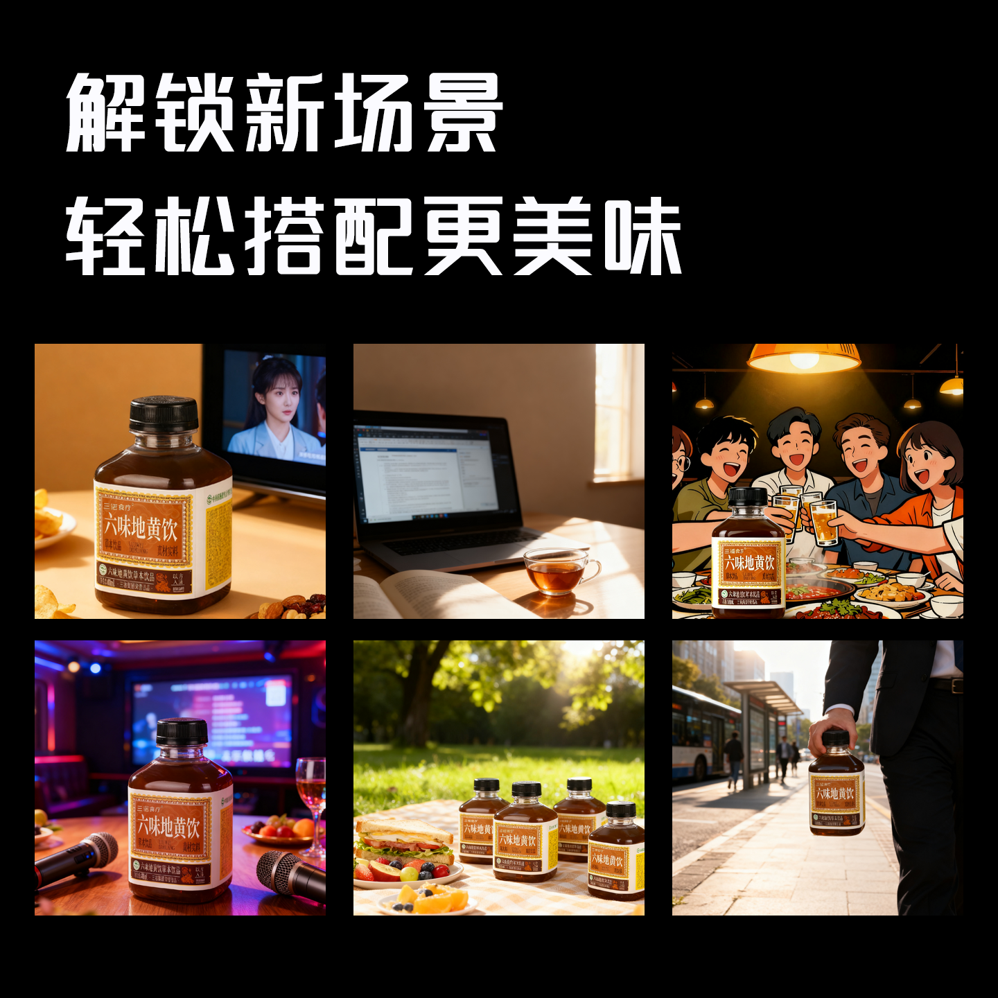 三诺食疗六味地黄饮品草本植物饮料整箱发货正品0脂肪健康养生,淘宝优惠券,粉丝福利购,淘宝优惠卷