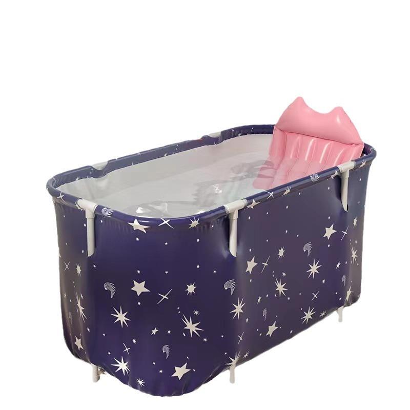 成人特大浴盆桶洗澡盆儿童全身桶家用澡盆浴缸特大号洗澡泡澡折 - 图3