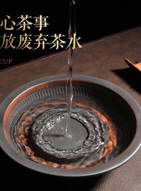 紫陶壶承手工雕刻纹复古紫砂茶壶底座小干泡台陶瓷养壶垫茶道配件