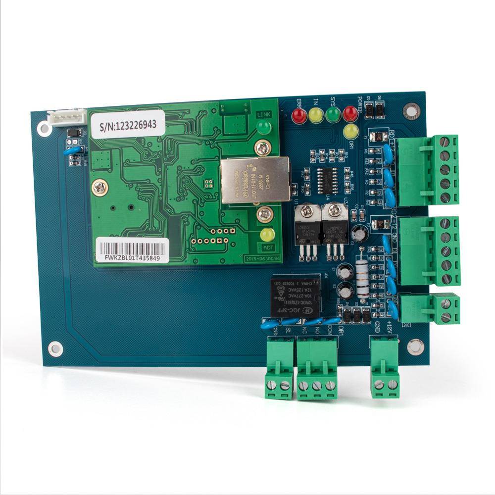 Single-door, double-door, and four-door micro-cultivation access control controller TCPIP motherboard networked attendance access control security protection can be connected