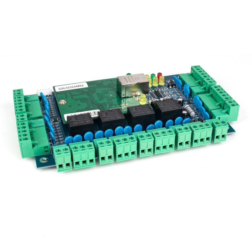 Single-door, double-door, and four-door micro-cultivation access control controller TCPIP motherboard networked attendance access control security protection can be connected