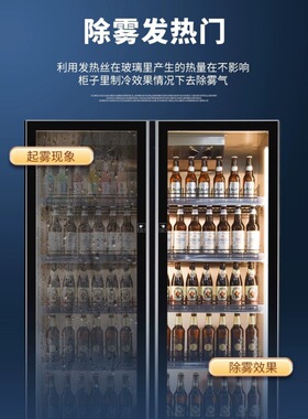 斯柯纳酒水饮料柜啤酒柜酒吧饮料冷藏柜展示柜冰箱商用超市保鲜柜