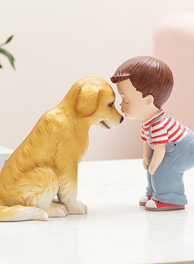 创意玄关桌面装饰品摆件卧室儿童房温馨家庭可爱摆设男孩礼物