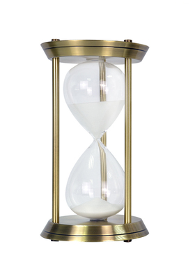 来图定装 转间旋时沙漏计时器书房客厅办公室桌面摆件家居制饰品