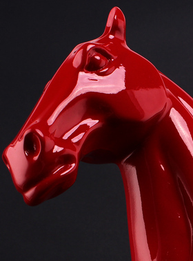 现创意家居马客厅电视柜玄关装饰摆件开业