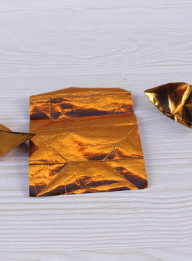 串串金元宝锡箔折纸烧纸家用还愿一串5个