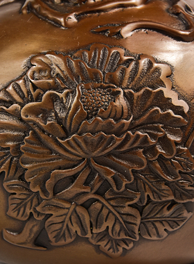 紫铜葫芦招财摆件开口家居装饰品客厅红酒架礼品