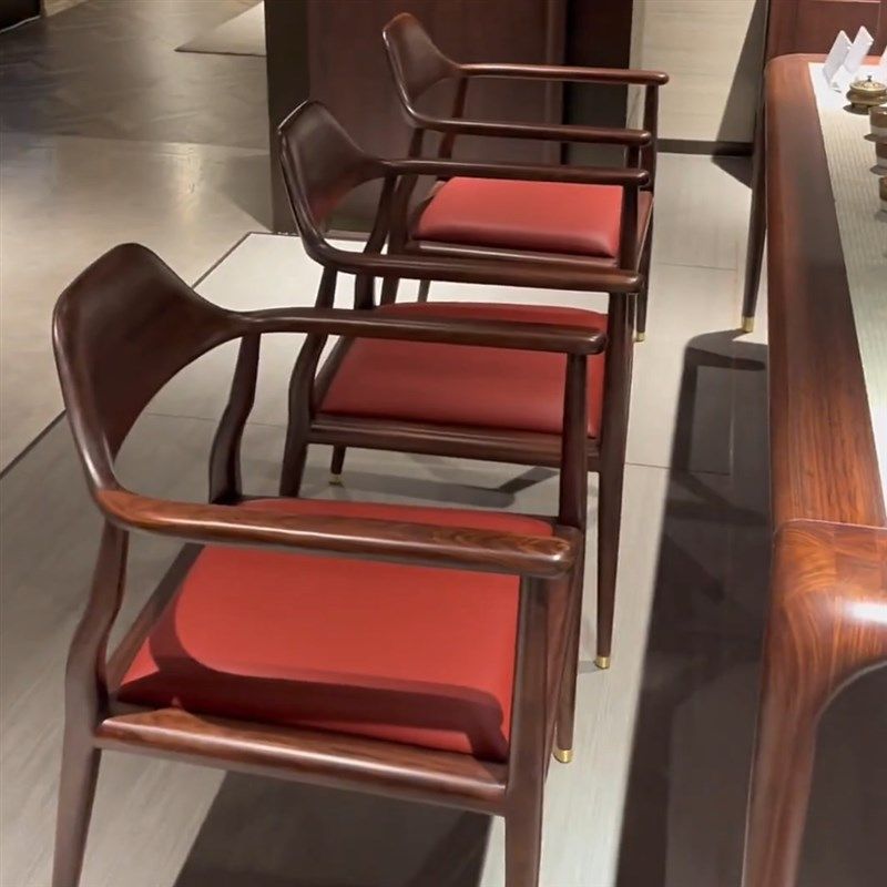 新中式乌金木禅意茶桌椅组合简约现代功夫实木茶几客厅茶台一体,淘宝优惠券,粉丝福利购,淘宝优惠卷