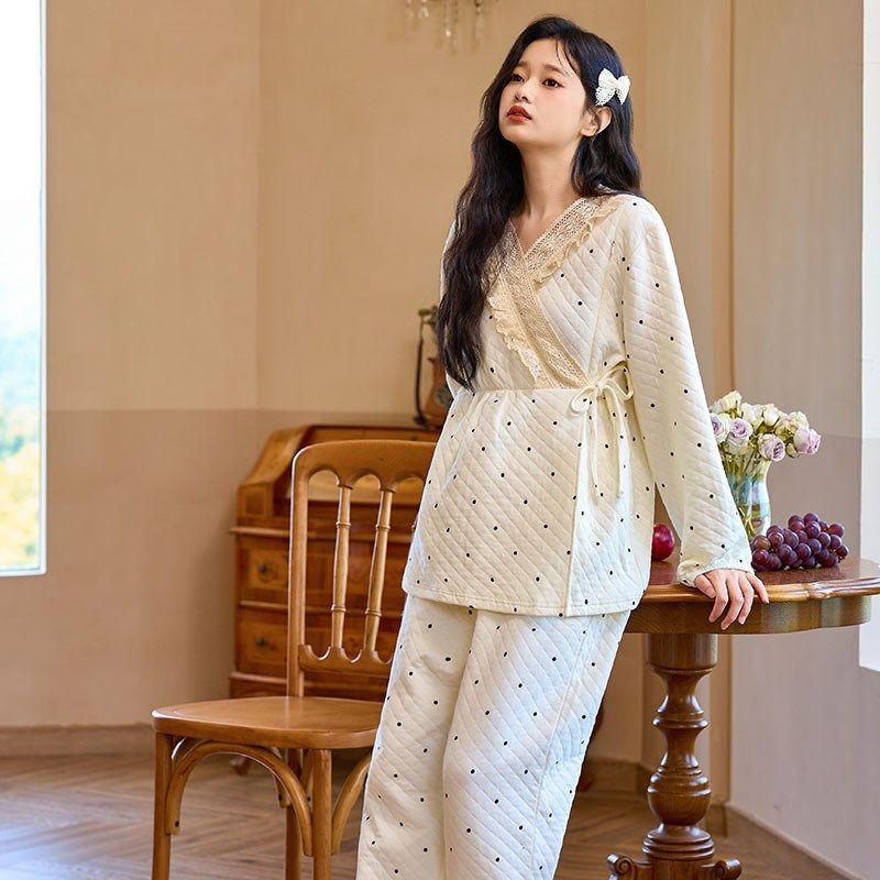 月子服秋冬纯棉产后空气棉哺乳家居服10月份11春秋孕妇睡衣套装,淘宝优惠券,粉丝福利购,淘宝优惠卷