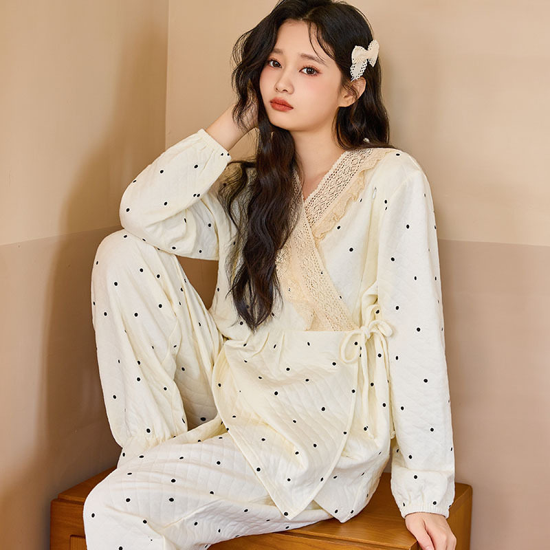 月子服秋冬纯棉产后空气棉哺乳家居服10月份11春秋孕妇睡衣套装,淘宝优惠券,粉丝福利购,淘宝优惠卷